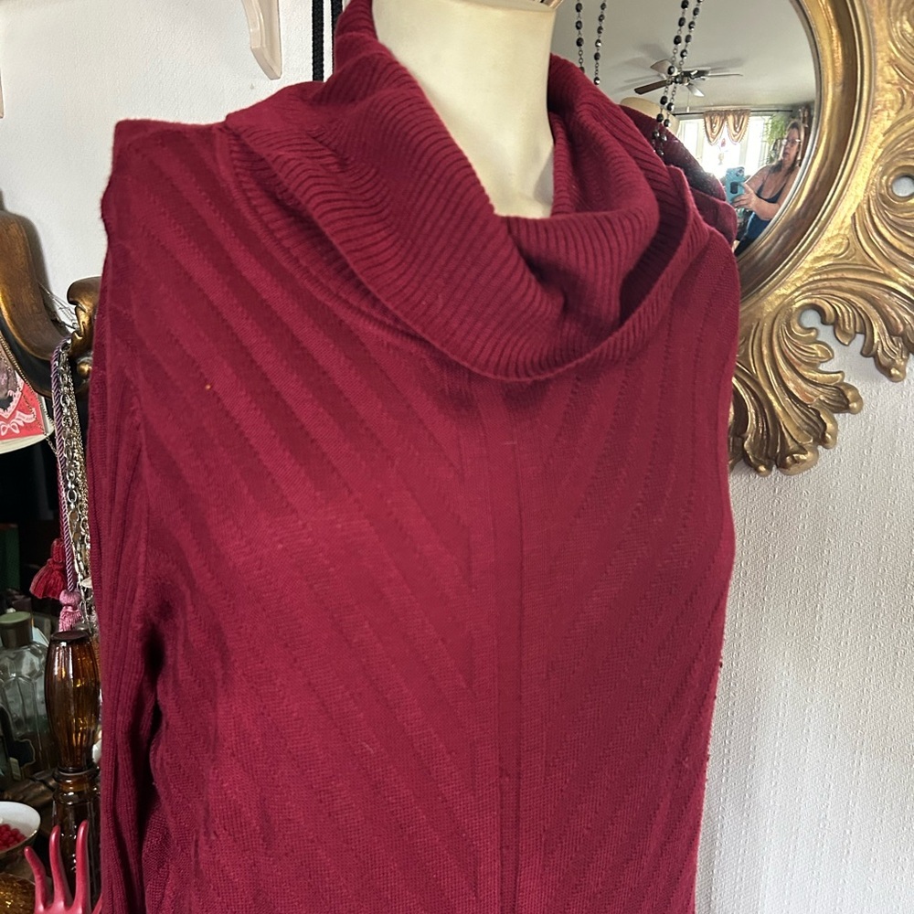 Rust Sweater Dress - Picture 7 of 8